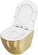 Grossman Унитаз подвесной Color GR-4455GWS золото – картинка-8