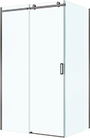 BelBagno Душевой уголок Soft Close-2 SOFT_CLOSE-2-AH-1-130/80-C-GM 130x80 профиль оружейная сталь стекло прозрачное