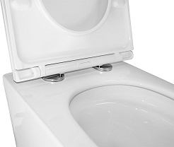 Azario Унитаз подвесной Eclat AZ-2381-A безободковый белый – фотография-10