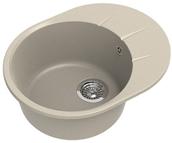 Ewigstein Мойка кухонная Rund 45F темно-бежевый – фотография-1