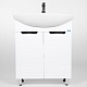 Viant Тумба с раковиной Лима 70 2 дверки белая – картинка-13