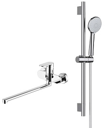 Aquatek Смеситель для ванны Ника AQ1833CR хром – фотография-1