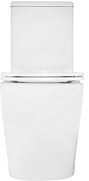 Azario Унитаз-компакт Etereo AZ-8203 безободковый с бачком с сиденьем микролифт белый – фотография-5