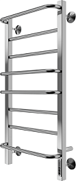 Terminus Полотенцесушитель электрический Евромикс квадро П8 400x850 хром – фотография-2