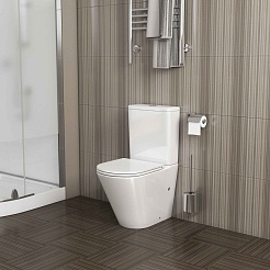 Grossman Унитаз компакт Tornado GR-4450SQ белый – фотография-6