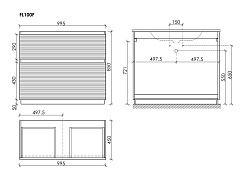 Sancos Тумба под раковину напольная Folk Floor 100 bianco – фотография-5