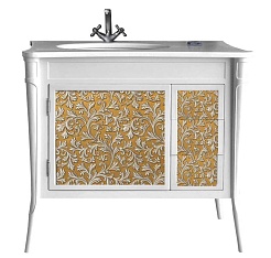 Атолл Тумба с раковиной "Валенсия 100" dorato – фотография-1