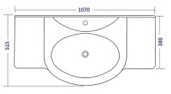 Opadiris Мебель для ванной Борджи 105 слоновая кость – фотография-3