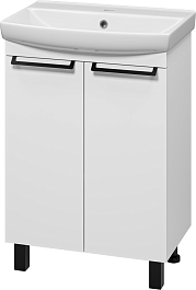 Misty Мебель для ванной Клермонт 60 белая – фотография-5