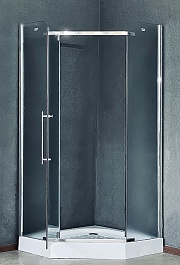 Royal Bath Душевой уголок RB 90TR-C-CH 90х90х185 – фотография-3