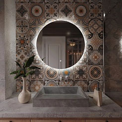 Mixline Зеркало Аккорд Алон круг 70 – фотография-5