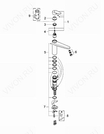 Grohe Смеситель "Eurodisc Cosmopolitan 33770002" – фотография-3