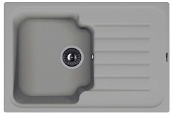 Florentina Мойка гранитная Таис 760 с крылом грей – фотография-1