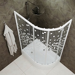 Triton  Душевой уголок Коралл В 120x80 L – фотография-3