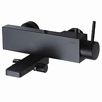Bravat Смеситель для вынны с душем Arc F66061K-01A-ENG черный матовый