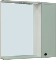 Runo Зеркальный шкаф Римини 75 R мята