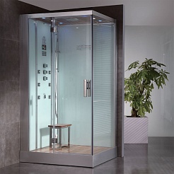 Eago Душевая кабина DZ959 F8 L белое стекло – фотография-2