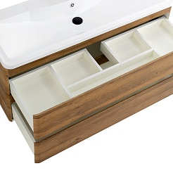 BelBagno Тумба с раковиной Albano 120 подвесная Rovere Rustico – фотография-6