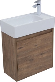 Aquanet Мебель для ванной Nova Lite 50 подвесная дуб рустикальный – фотография-5