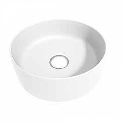 Teymi Раковина накладная в ванную Lina D41 белый матовый T50195 – фотография-5