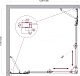 BelBagno Душевой уголок Luce 125/120 LUCE-AH-22-125/120-C-Cr профиль хром стекло прозрачное – картинка-10