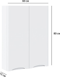 Vivon Шкаф навесной Ostin 60 белый матовый – фотография-10