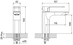 Iddis Смеситель для раковины Slide SLIBG00i01 – фотография-6