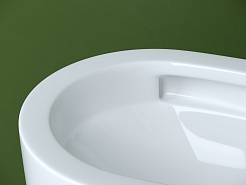 Ceramicanova Подвесной унитаз Ulma Торнадо CN4006T безободковый белый – фотография-7