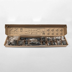 Triton Душевой уголок Фикс-Блэк 120x90 стекло прозрачное профиль черный матовый – фотография-11