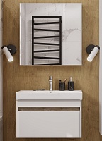 Акватон Мебель для ванной Марти 70 белый/дуб эндгрейн