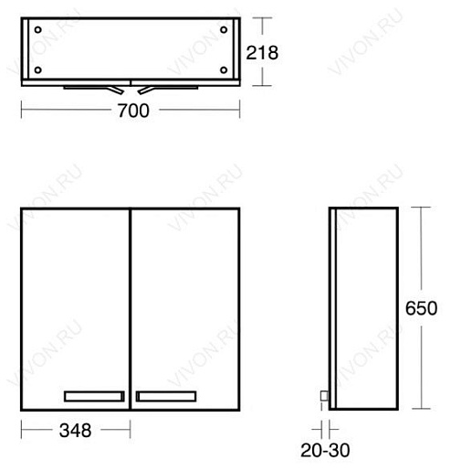 Ideal Standard Подвесной шкаф "Strada 70" – фотография-4