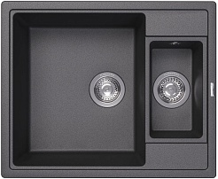 Florentina Мойка кухонная Липси 620 К черная – фотография-1