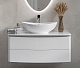 Velvex Тумба под раковину Luna 100 подвесная белая – картинка-14