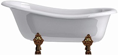 Astra-Form Ванна РОКСБУРГ, литой мрамор, ножки бронза