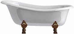Astra-Form Ванна РОКСБУРГ, литой мрамор, ножки бронза – фотография-1