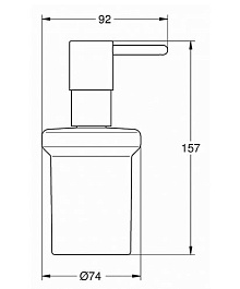 Grohe Дозатор Essentials 40394000 – фотография-6