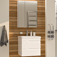 Misty Мебель для ванной Софт 60 подвесная белая