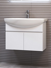 Vigo Тумба под раковину Wing 600-2-0 подвесная белая – фотография-2