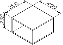 Am.Pm Ниша для хранения Func 40x25 белая глянцевая – фотография-5