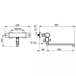 Oras Термостат Nova 7446X для ванны с душем – фотография-2