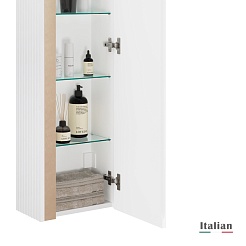 Jorno Шкаф пенал Filoro 33/120 белый Fil.04.120/P/W/JR – фотография-6