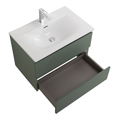 BelBagno Тумба с раковиной Kraft 75 подвесная Еловый матовый – фотография-6