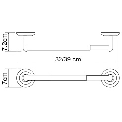 WasserKRAFT Держатель бумажных полотенец "Rhein K-6222" – фотография-2