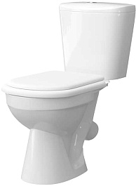 Керамин Унитаз-компакт Лаго однорежимный с сиденьем полипропилен – фотография-4