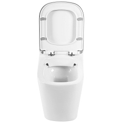 BelBagno Унитаз приставной Albano BB120CBR/BB120SC безободковый – фотография-6