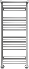 Terminus Полотенцесушитель водяной Аврора П20 400x1000 с полкой хром – фотография-1