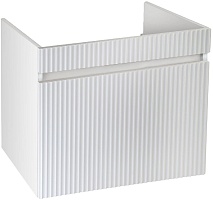 Runo Тумба под раковину Модена 75 подвесная белая