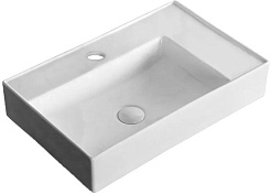 Ceruttispa Раковина накладная 60.5 CR0017 белая – фотография-1