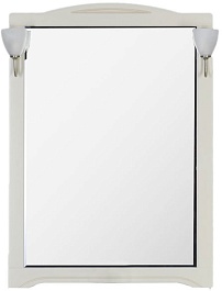 Aquanet Зеркало для ванной "Луис 80" бежевое (173216) – фотография-1