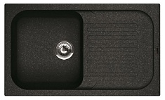 Florentina Мойка гранитная Арона 860 с крылом черный